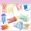 Marine Ocean Marine Life Plastic Jellyfish Model Desktop Decor For Aquarium Enthusiasts
