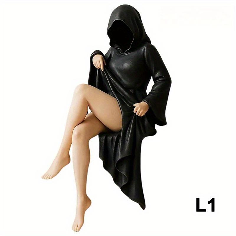 

1 шт. Готична Містична Скульптура Сад або Книжкова полиця Смола Декоративні Прикраси для Відкритого Двору Тераси Саду Дому Святкові Прикраси 10cm