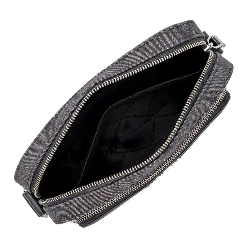 Michael Kors COOPER Brand Logo Classic Logo Printed All Over Camera Bag Shoulder Crossbody Bag Men's Black