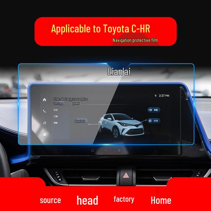 24 Toyota Models Ling Shang Navigation Screen Protector, C-HR Yize Console Film