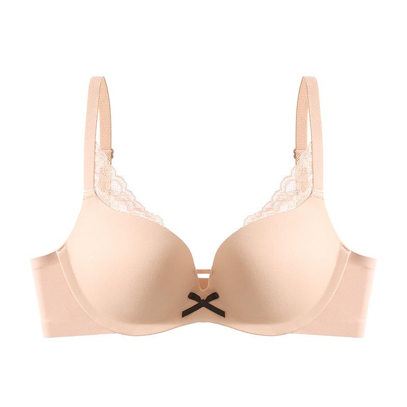 

French sexy upper care with secondary breasts anti-sagging soft support lace pure desire bra 70b (recommended 42.5-50kg )