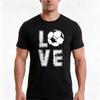 Girls Women Love Soccer Football TShirt Summer Casual Cotton Tee Oversized Streetwear Tops Vintage Graphic Print