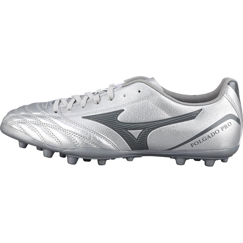 Mizuno Loose Round Toe Lace-Up AG (Rubber Short Studs) Non-Slip Soccer Shoes Men Soccer Shoes Mercury P1GA239303