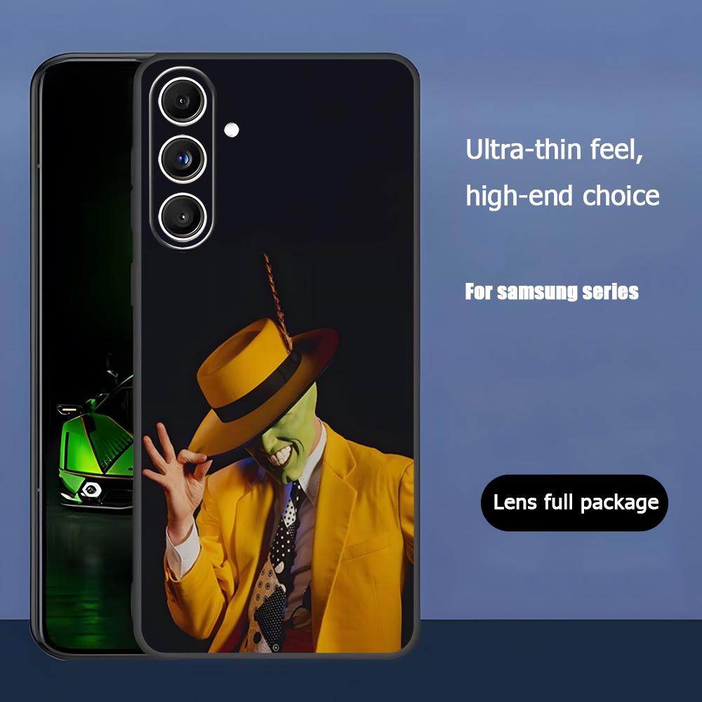 

Funny The mask movie Hot Phone Case For Samsung Galaxy S25 S24 S23 S22 S21 S20 Plus Ultra Note20 Soft Black Galaxy S24 Ultra