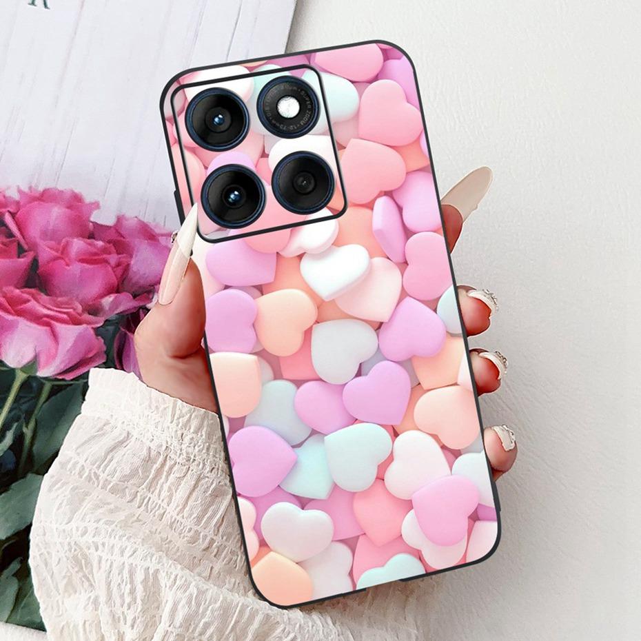 Cute Painting Phone Case For Motorola Edge 60S 60 Fusion Soft Silicone TPU Back Cover For Motorola Edge60 Edge60S Cases Bumpers