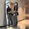 Retro Spicy Girl Hip Hop Wide-Leg Cargo Joggers
