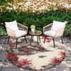 Landscape Painting pattern round rug,Carpet Rug for Living Room Bedroom Playroom ,Non-slip Floor Mat,Holiday Gifts and Birthday Gifts.