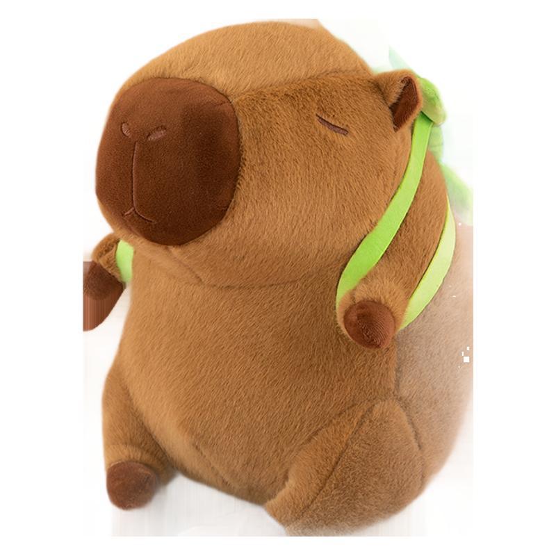 Fun Capybara Back Turtle Capybara Doll Ugly Cute Capybara Doll Comfort Doll Plush Toy Holiday Gift 23Cm
