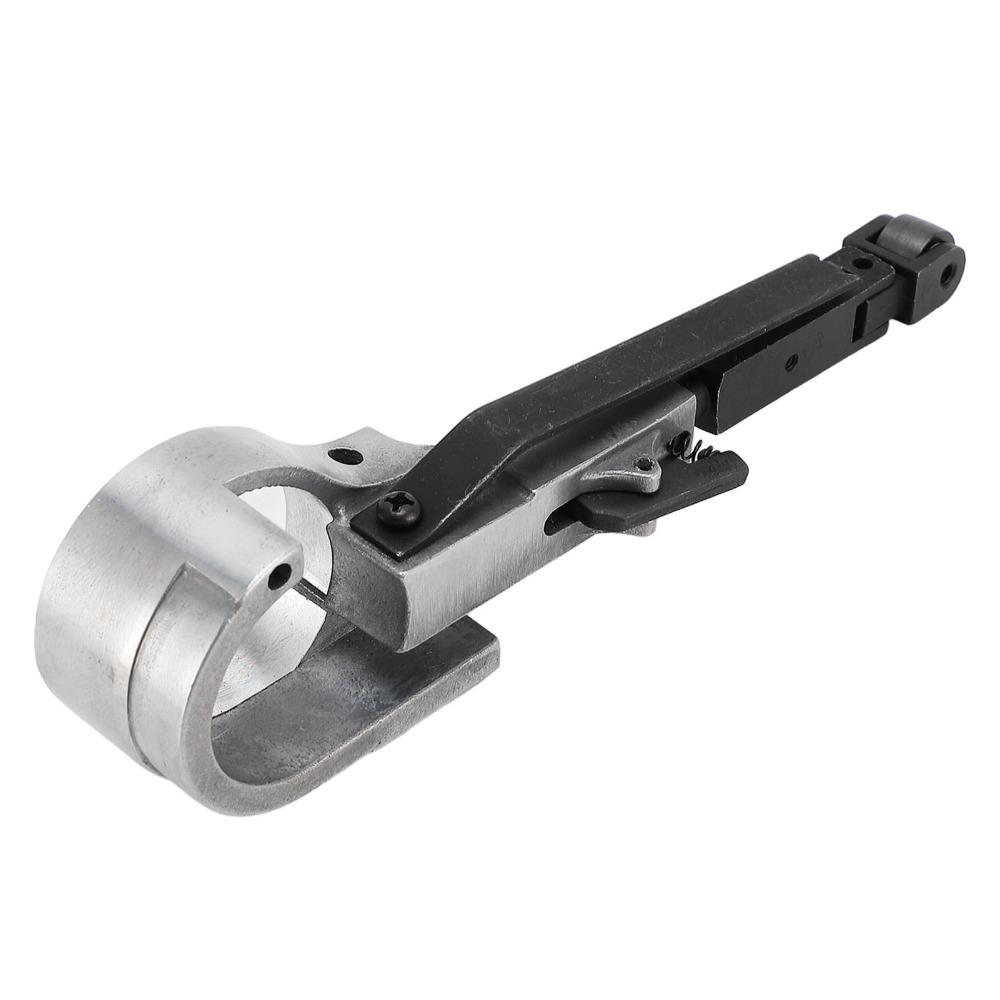 10mm Schaft Bandschleifer Halterung Stahl Schleifbandmaschine Halterung Bandschleifer Adapter Holzbearbeitung