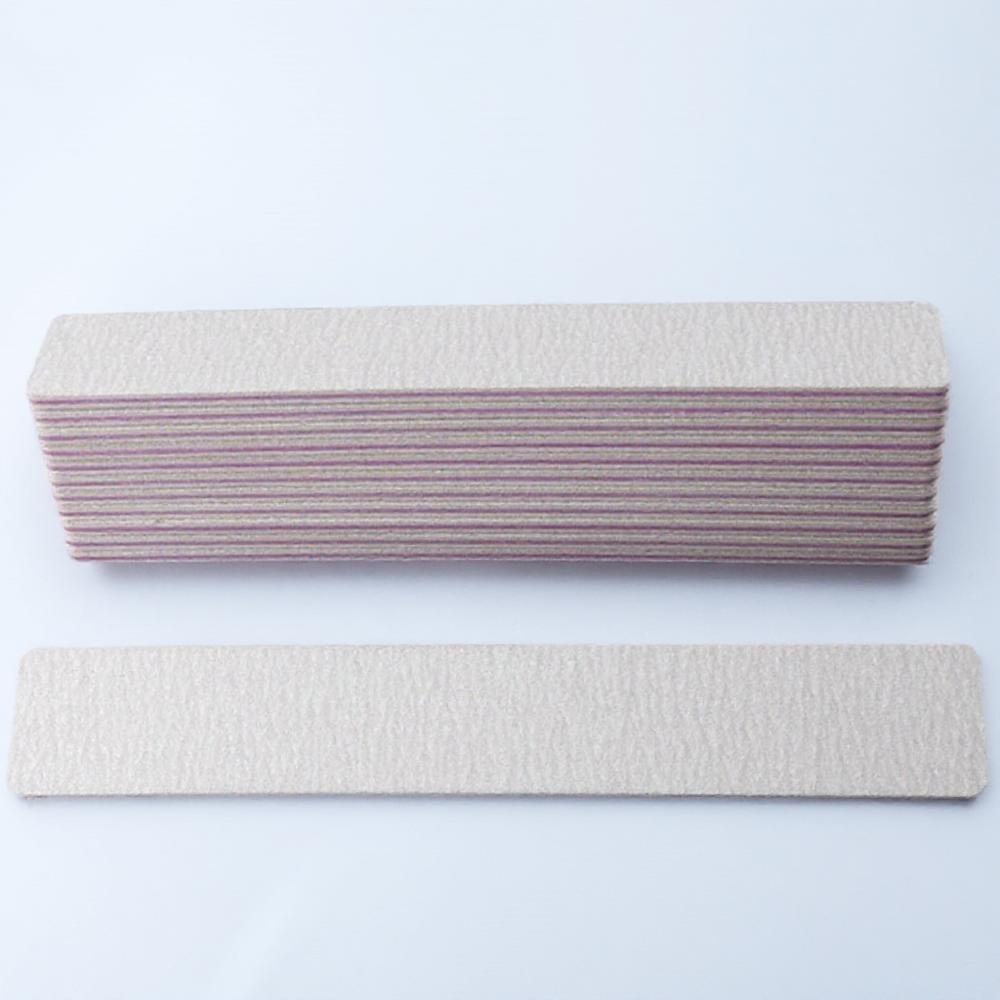 5PCS Manicure Tools Purple Core Gray Sanding File Half Moon Prong Straight Wide Nail Files