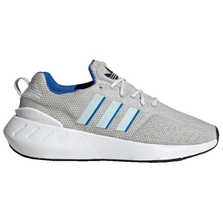 Adidas Originals Swift Run Comfortable Simple Mesh Cushioning Low-Top Casual Running Shoes Women sneaker Gray Blue GX9203