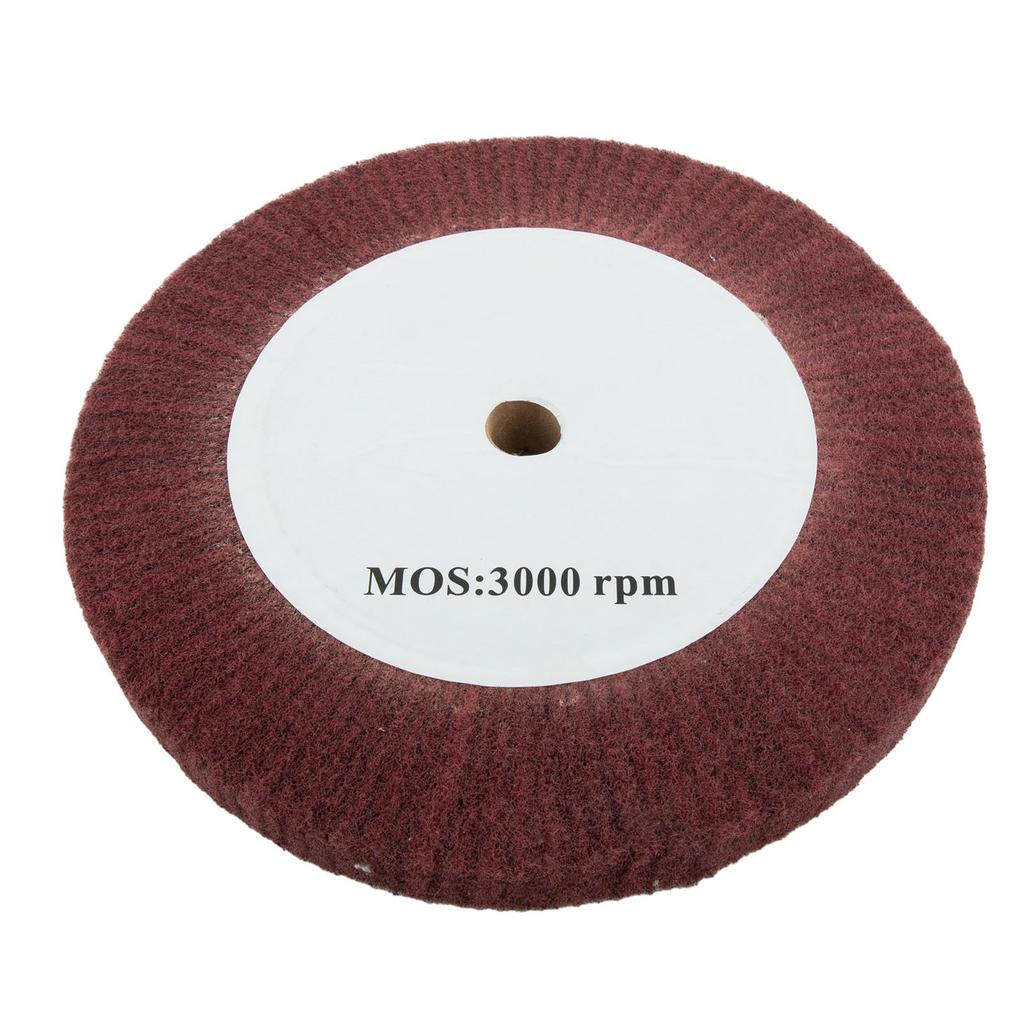 Nylon Fiber Flap Polishing Wheel Disc NonWoven Abrasive Buffing 320Grit Perfect for Final Sanding Removing Paint and Stains