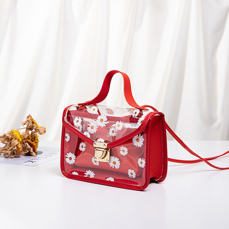 Small Daisy Women’s Summer 2023 Transparent Jelly Shoulder Bag