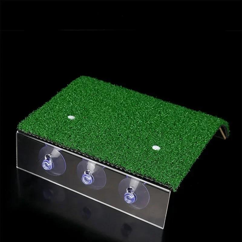 Household Convenience Turtle Bathing Platform Turtle Floating Island Aquarium Moss Island Turtle Climbing Frame Lawn Accessories