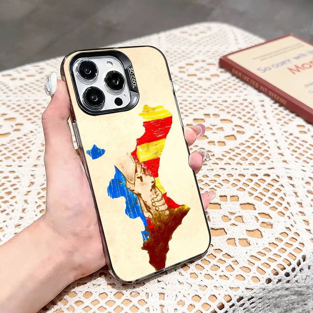 v-Venezuela esthetic Art -t Phone Case For iPhone 17,16,15,14,13,12,11 Plus,Pro Max,XS,Colored silver phone case iPhone13PRO