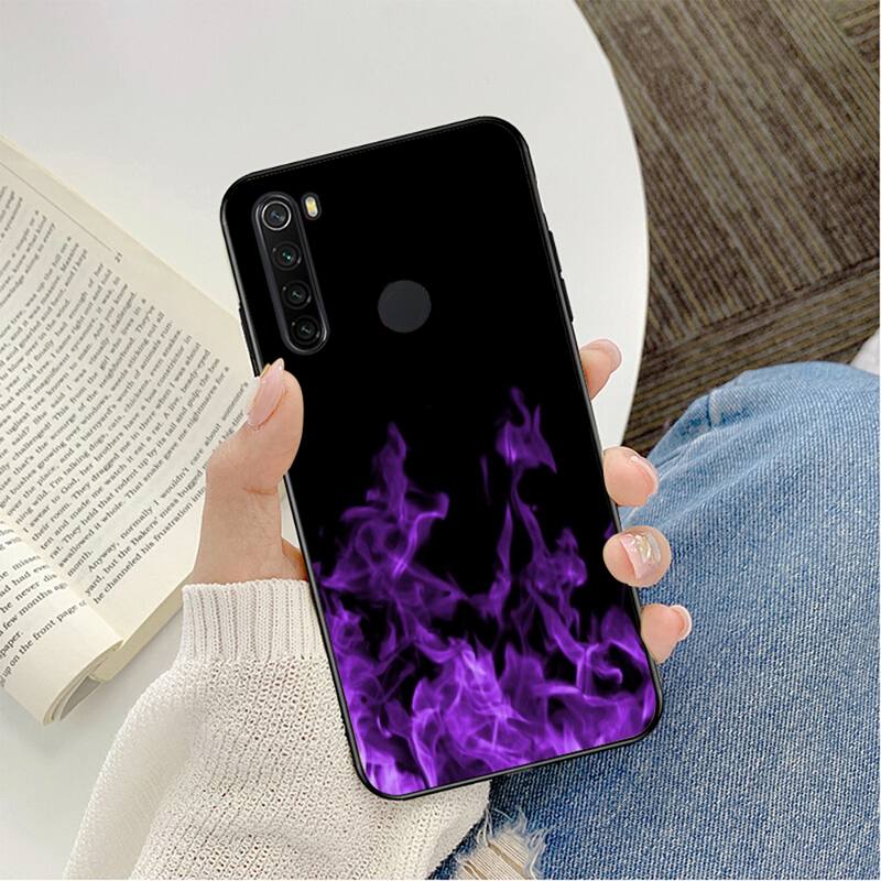 Purple Aesthetic Phone Case CaseFor Redmi Note 8Pro 8T 6Pro 6A 9 Silicone Fundas for Redmi 8 7 7A Note 5 5A Note 7 Capa