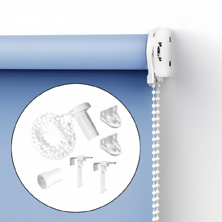 1Set Roller Blind Clutch Replacement Parts Roller Blind Clutch with Brackets and Bead Chain Shade Hardware Accessories