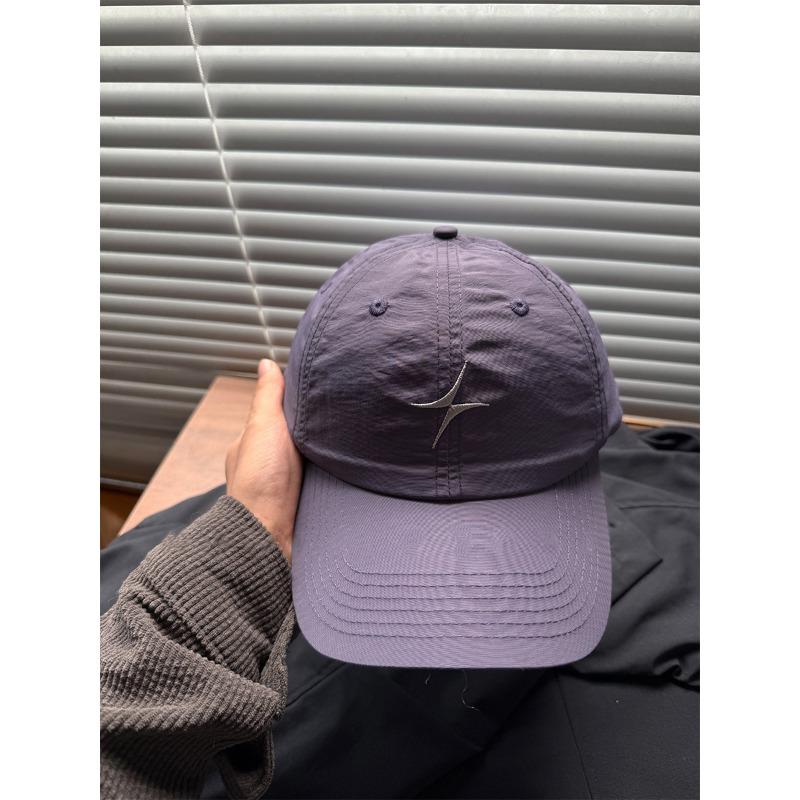 New quick-drying waterproof baseball cap women's summer outdoor shading wide brim showing face small versatile cap