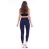 Black Women's Sports Tights Double Pocket Firming Tights Leggings