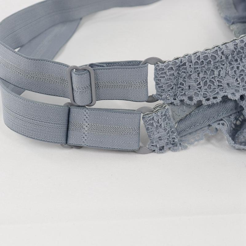 Women Daily Plus Size Brassiere Sexy Lace Ultra Thin Full Cup Bra Comfortable with Wire Bras E Cup 6017