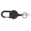 Retractable Keychain Stainless Steel Wire and ABS Magnetic Good Load Bearing 1mm Thick Multitool Buckle Badge Holder