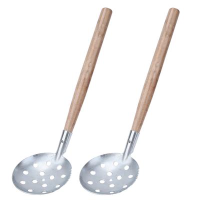 2 bucăți argintiu mâner din lemn, fier, iarnă, pescuit cu gheață, skimmer cu dinți, linguriță, accesoriu pentru pescar