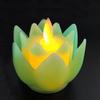 Plastic Lotus Lamp Colorful Flickering Electronic Candle Lamp Exquisite Creative Desktop Lamp Party Bedroom