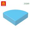 884Pcs/Lot 25269 Tile Round 1x1 Quarter Block Moc Hue Accessories Compatible featuring Brick DIY Children's Plaything Stronge Box