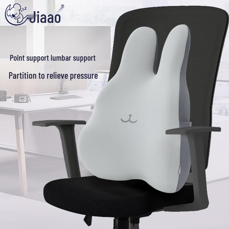 JAGO Memory Foam Lumbar Support Travel Pillow