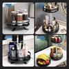 360° Rotating Kitchen Countertop Rack for Seasonings, Oils, and Condiments