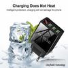 3-Port USB Digital Display Mobile Charger - Multi-USB Smart Travel Charger