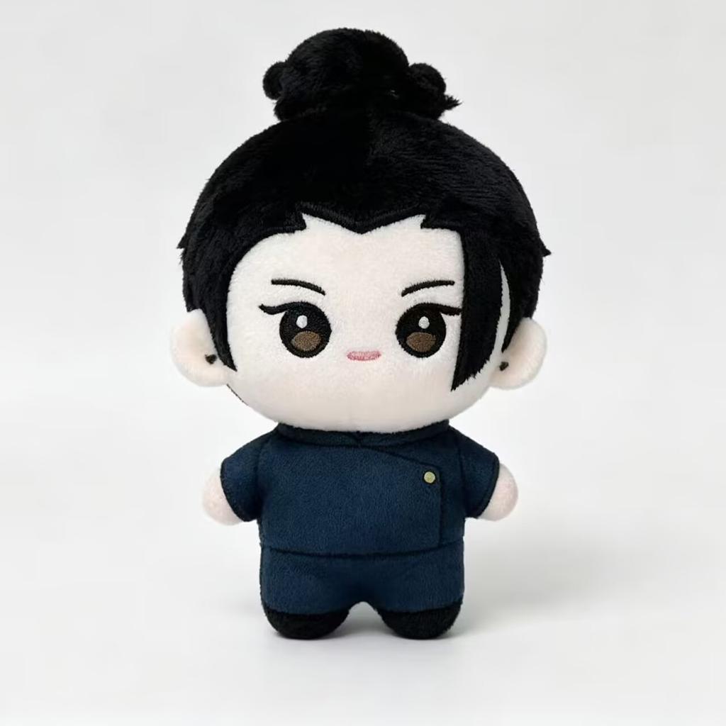 Kawaii 10cm Nanami Kento Plush Doll Pendants Mini Gojo Satoru Keychain Plush Toy Bag Fushiguro Megumi Stuffed Doll Birthday Gift