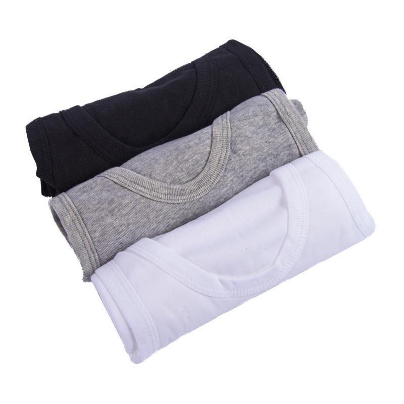 Southeast Asian Men's Sleeveless Sweat-Wicking Cotton-Like Sports Vest