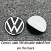 4 Pack 3D 56/60/65mm for Volkswagen GTI Polo Golf 4 5 6 7 Passat  m1 Wheel Sticker Center Hub Cap Logo Badge Decal
