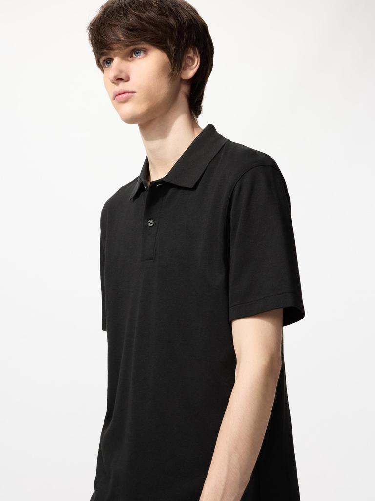 Uniqlo Airism Cotton Pique Polo Shirt