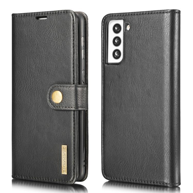 Per Samsung Galaxy S21 5G DG.MING Custodia in Pelle a Libro Staccabile Magnetica Texture Crazy Horse con Supporto & Slot per Schede & Portafoglio