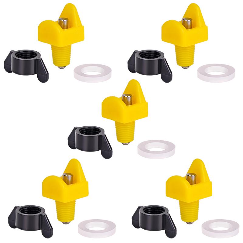 

5/10/20Pcs Chicken Water Drinker Nipples Easy Install Automatic Drink No Leak Chicken Water Feeder Poultry Waterer