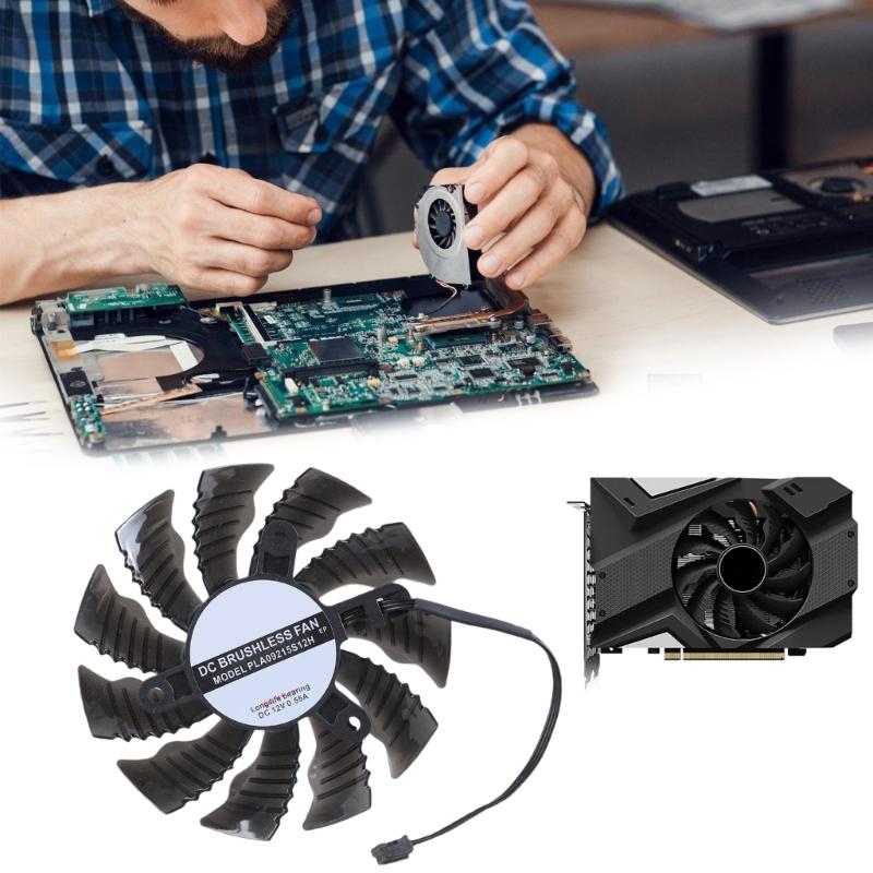 82mm 3Pin 12V Lüfter Ersatzteil für GTX1650 SUPER ITX MINI Grafikkartenlüfter Management Zubehör