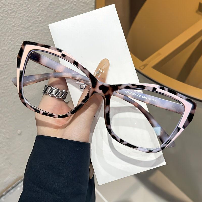 Europe&America Sqaure Reading Glasses Women Block Color Leopard Computer Eyeglasses Presbyopia Eyewear +1.0+1.5 ...+3.0 Unisex