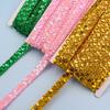 30 Meter Sequin Lace Trim 1.5cm Width Braided Band Decoration Ribbons DIY Cosplay Stage Costumes Hat Clothing Sewing Accessories