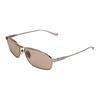 Balenciaga Logo Non-Traditional Design Metal Pilot Sunglasses Unisex Sunglasses Gray BB0416S-006