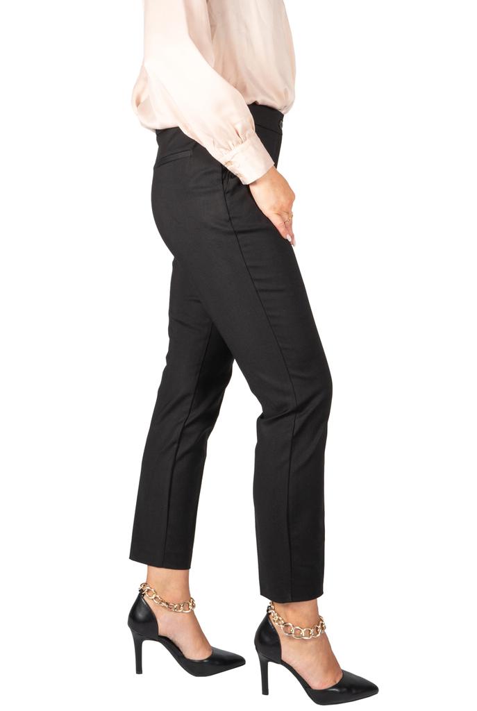 Firi Eleganckie Spodnie Damskie Czarne Wizytowe Cygaretki Do Biura 42 Xl