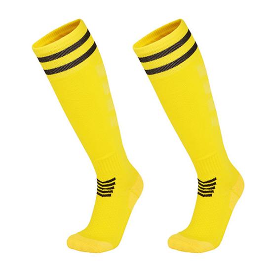 Knee High Soccer Socks for Men Women Stretchy Compression High Tube Socks Striped Athletic Socks for Football Baseball Softball
