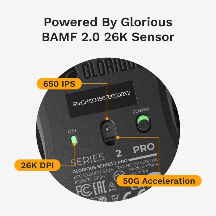Glorious Series 2 PRO Wireless Mouse Black GLO-MS-S2PRO-WL-BLK