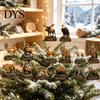 Fun Countdown to Christmas National Park Animal Arrival Calendar, 24 Days Acrylic Figures, Gift Ideas for Children 2D Flat Hanging Ornaments