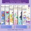 Portable Children's Watercolor Doodle and Coloring Book with Sticky Notes and Gouache