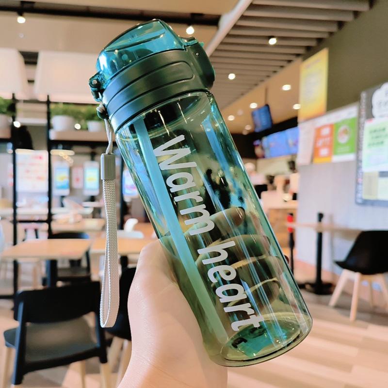 700ml Frosted Spray Water Cup Outdoor Use Active Kettle Water Bottle Anti-fall PP Cooling and Hydrating Outdoor Use Bicycle Water Bottle