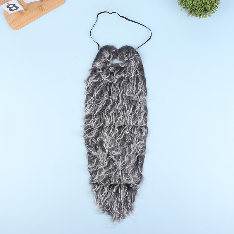 Fake Beard Dress Up With Elastic Rope Facial Hair Cosplay Fake Mustache For Stage Performance Holiday Masquerade Festive