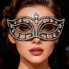Rhinestone-maske Personlighet Nisjedesign Maskeradefest Halvansikts Kvinnelig Juledekorasjon