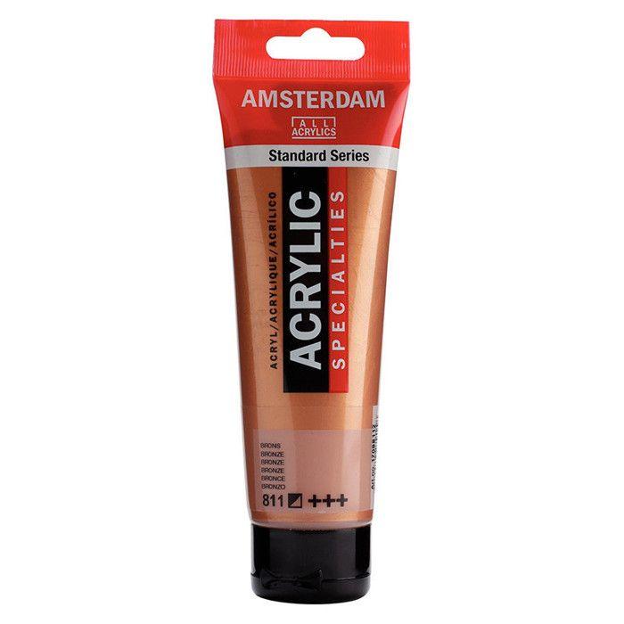 Peinture Acrylique - Royal Talens - Amsterdam - 120 ml - Bronze - Séchage Rapide